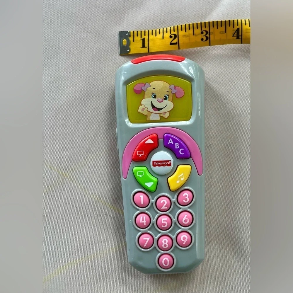 Fisher-Price Interactive Learning Remote - Gray and Pink